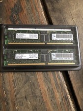 2X Infineon 32Mx72 SD RAM 256MB HYS72D32300GBR-6-B NEW SEALED PACKAGE IBM picture