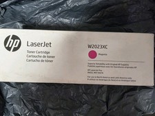 Genuine HP W2023X Magenta Toner Cartridge LaserJet OEM New Sealed picture