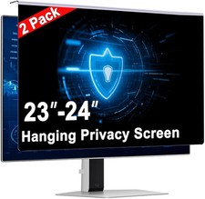 2 Pack 24 Inch Privacy Screen for Monitor, Hanging Anti Spy Screen Filter for... picture