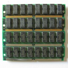 32MB 72-Pin SIMM Memory as 4 x 8MB Sticks,  60ns and 70ns Chips picture
