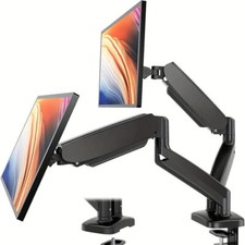 Dual Monitor Stand Desktop Swivel Mount Fit 13-32 Inch Screens, VESA 75/100 picture
