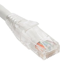 Patch cord cat6 clear boot 3 white picture