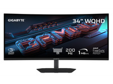 GIGABYTE 34 inch QHD 2K 1440P 200Hz AMD FreeSync Premium HDR400 Built-in picture