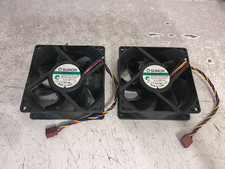 Lot of 2 Dell DC 12V 4 Pin 92 x 32 Case Fan KMCW0 No Grommets Precision 3620 picture