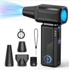 Compressed Air Duster,200000RPM Electric Portable Air Duster,Stepless Speed Mini picture