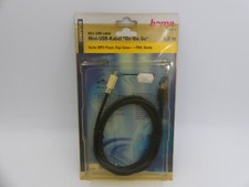 HAMA 41847 CABLE MINI USB A - MINI USB B 1.8m BLACK MALE TO MALE picture