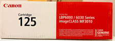 Canon 125 Black Standard Toner Cartridge New Sealed picture