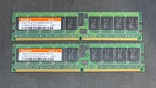PAIR of HYMP512R724-E3 Hynix 1GB 240p PC2-3200 CL3 18c DDR2-400 1Rx4 ECC RDIMM picture