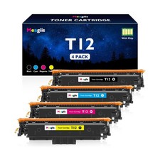 T12 T12L Toner Cartridge Set High Yield Replacement for Canon T12 Toner for C... picture