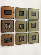 Lot of 9 Intel CPUs Core i5-750 i5-2400S Core 2 Duo E7600 E6550 Untested picture