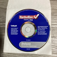2006 TurboTax Deluxe Federal + State CD Disc Only Deduction Maximizer Back Taxes picture