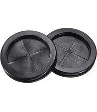 NEW uxcell 8Pcs Black Rubber 80mm Diameter 70mm ID Double Sided Round Grommet picture