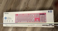 iHome Wireless Keyboard IH K2100P - Pink picture