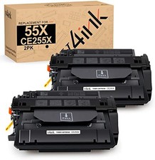 v4ink 2PK CE255X Toner Cartridge Compatible for HP 55A 55X picture