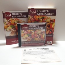 Food Network Recipe Manager PC Windows xp Vista 7 Mac CD Rom 2010 picture