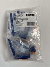 Belden AX101067 Gigaflex CAT6+ Keystone Jacks - Orange - Pack of 10 NXM8AU8AB-05 picture