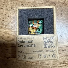 S-Craft ARCANINE Artisan Pokemon Keycap *New/Unused/Unmounted* picture