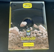 OtterBox Defender Case Apple iPad 5th 6th Generation 9.7” Screen Black New picture