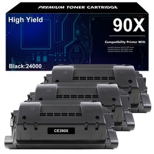 3x High Yield CE390X Laser Toner Cartridge Fit for HP LaserJet 600 M603dn M603xh picture