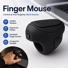 2.4GHz Wireless Finger Mouse Handheld Ergonomic Trackball Mouse for Laptop picture