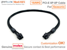 ⚡️16AWG PCI-E GPU 8P Cable for Seasonic PRIME Titanium TX1300 ...-📏70cm/27 inch picture