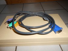 ATEN KVM PS/2 Cable 2L-5302UP Computer Interconnect Cable Black picture