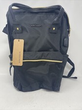 Kroser Laptop 14.1 Inch Black Backpack With USB Port School Stylish Bag Computer picture