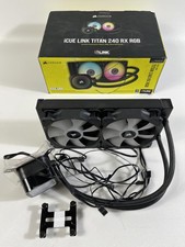 CORSAIR iCUE Link Titan 240 RX RGB Liquid CPU Cooler – 240mm AIO – Low-Noise – picture