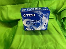 TDK DVD-RAM 9.4GB Double Sided ReWritable Blank DVD RAM Cartridge TYPE I picture