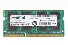 Crucial 8GB 2Rx8 PC3-14900 DDR3-1866MHz Laptop Memory P/N: CT102464BF186D.M16FN picture