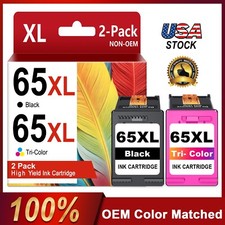 65XL Black/Tri-Color Ink Cartridge (2-Pack) for HP DeskJet 3755 3772 3700 Series picture