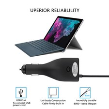 42W Surface Car Charger 12V Power for Surface Pro with 5V 2.1A USB Charging Port picture
