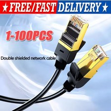 Cat 8 Ethernet RJ45 Cable Super Speed 40Gbps Patch LAN Network Gold Plated Lot picture
