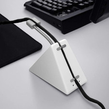 Mouse Bungee Cord Clip Management System Holder for Esports FPS Game (3.0 White) picture