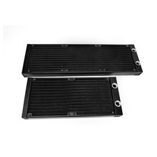360mm + 240mm Aluminum Radiator Combo G1/4 PC Water Cooling Loop Black picture