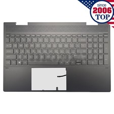For HP Envy X360 15-EE 15M-EE 15Z-EE Black Palmrest Backlit Keyboard L93119-001 picture
