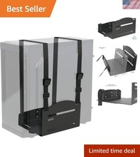 Universal PC Wall Mount, Adjustable Steel Bracket, Computer Case, Open Frame ... picture
