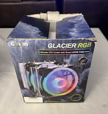 GELID Glacier RGB Dual Tower CPU Cooler 2x120mm ARGB PWM Fans White picture