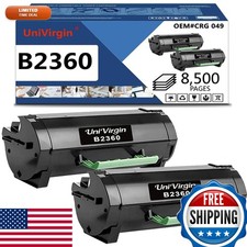 UniVirgin 2 Pack Compatible B2360 High Yield 8500 Pages Toner Cartridge M11XH picture