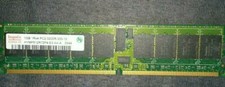 1GB Hynix HYMP512R72P4-E3 AA-A PC2-3200R-333-12 Memory Slots RAM picture