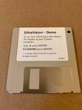 UltraVision Demo for Toshiba Computers VTG (3.5in Floppy, 1992) Disk Only picture