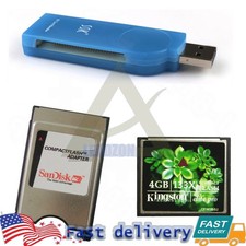 4.0GB CNC CF Compact Flash card+CF-PCMCIA Adapter+SSK USB2.0 Card reader FANUC# picture
