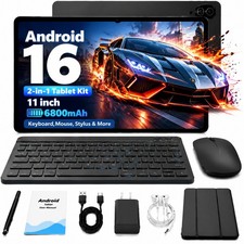 AEEZO 11 Inch Android 16 Tablet 24GB+64GB+2TB 5G WiFi Gemini AI Five Core A333 picture