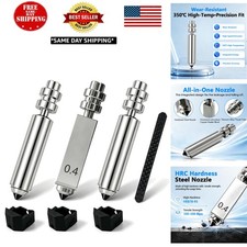 3PK 0.4mm Kobra X Nozzle Hardened Steel Nozzles for Anycubic Kobra 4 Parts picture