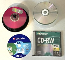 28 Pcs BLANK CD-R DISC STORAGE AND 1 CD-RW picture