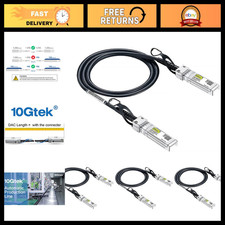 10G SFP+ DAC Twinax Cable 1M Passive Copper Patch Cable 4-Pack for Networking picture