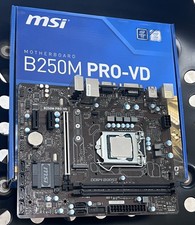 MSI LGA 1151 Intel B250 Pro-VD Micro ATX Motherboard Excellent condition picture