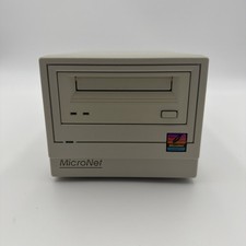 MicroNet SS-D16000 External SCSI DAT DDS-2 Tape Backup Drive Power On Tested picture