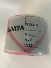 100pcs Ridata DVD-R,8X,120min, 4.7GB, White Inkjet Hub Printable FREE 2 DAYS AIR picture