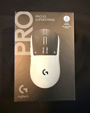 Logitech PRO X2 Superstrike Wireless Optical Gaming Mouse 32000 DPI White/Black picture
